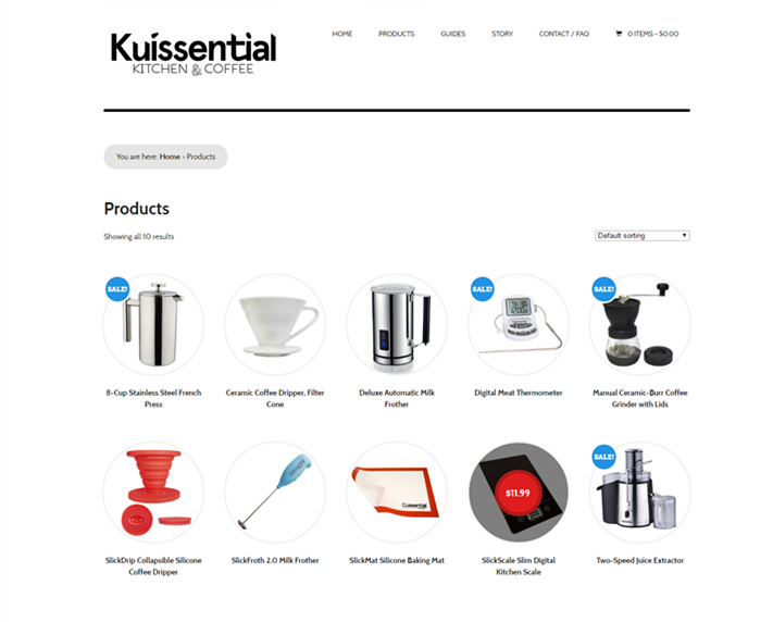 China Sourcing Agent: We helped Kuissential to create the full product line by sourcing various kitchenware products from China.